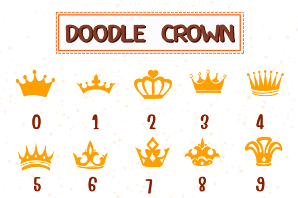 Doodle Crown Font - Preview 3