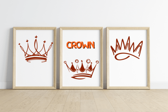 Doodle Crown Font - Preview 5
