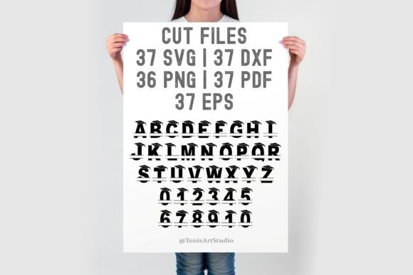 Grad Monogram Font - Preview 5