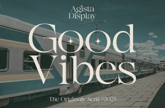 Agista Display Font - Preview 1