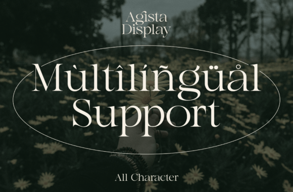 Agista Display Font - Preview 4