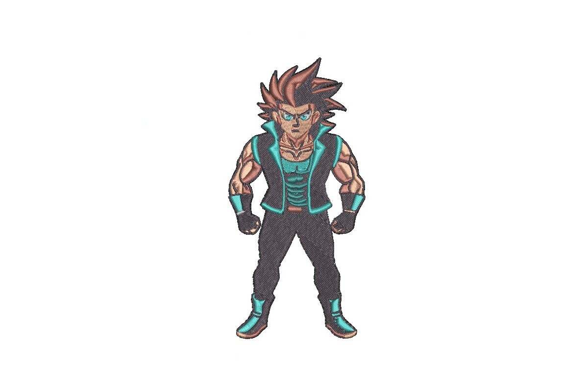 Anime Boy Embroidery Design