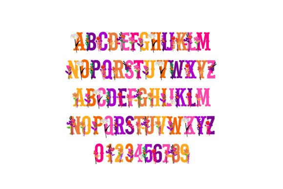 Beautiful Blooms Font - Preview 3