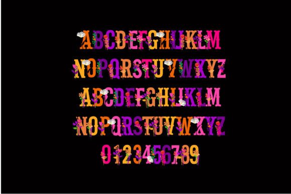 Beautiful Blooms Font - Preview 4