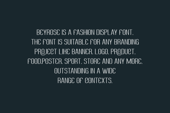 Beyrose Font - Preview 4