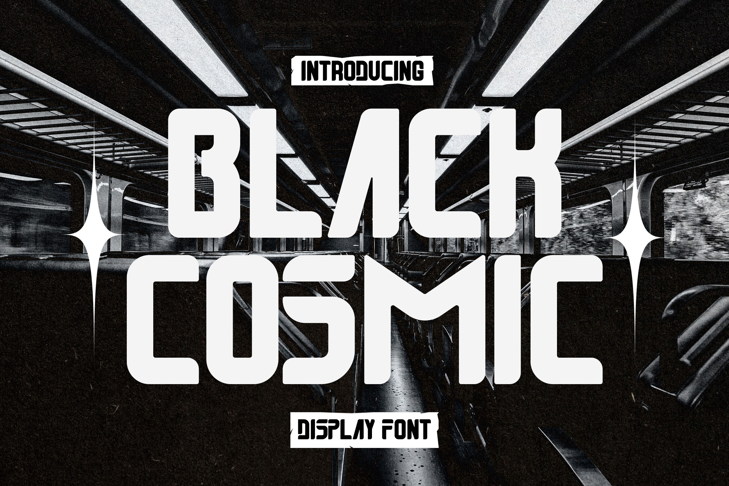 Black Cosmic Font - photo 1