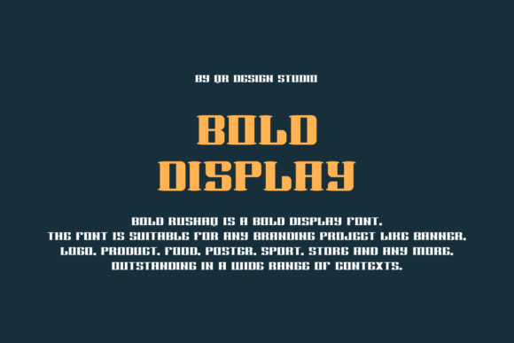 Bold Rushaq Font - Preview 2