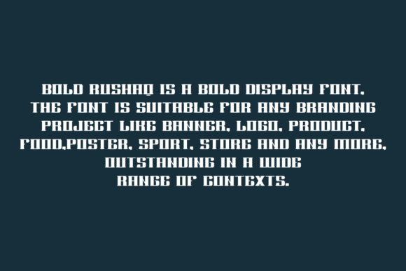 Bold Rushaq Font - Preview 4
