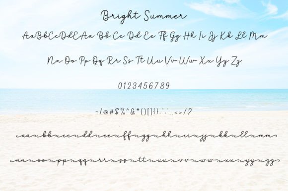Bright Summer Duo Font - Preview 5