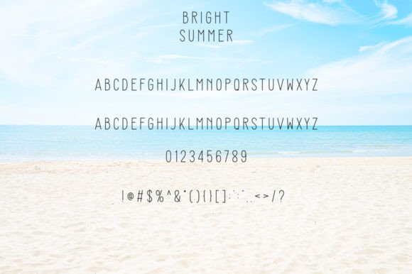 Bright Summer Duo Font - Preview 6
