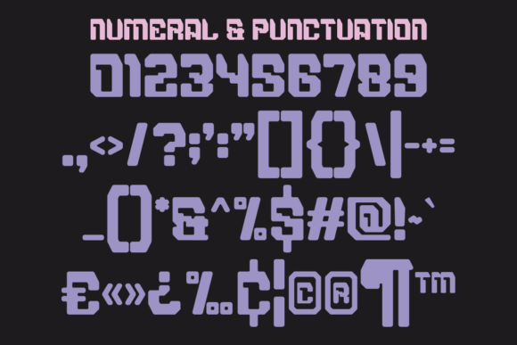 Digital Moneter Font - Preview 3
