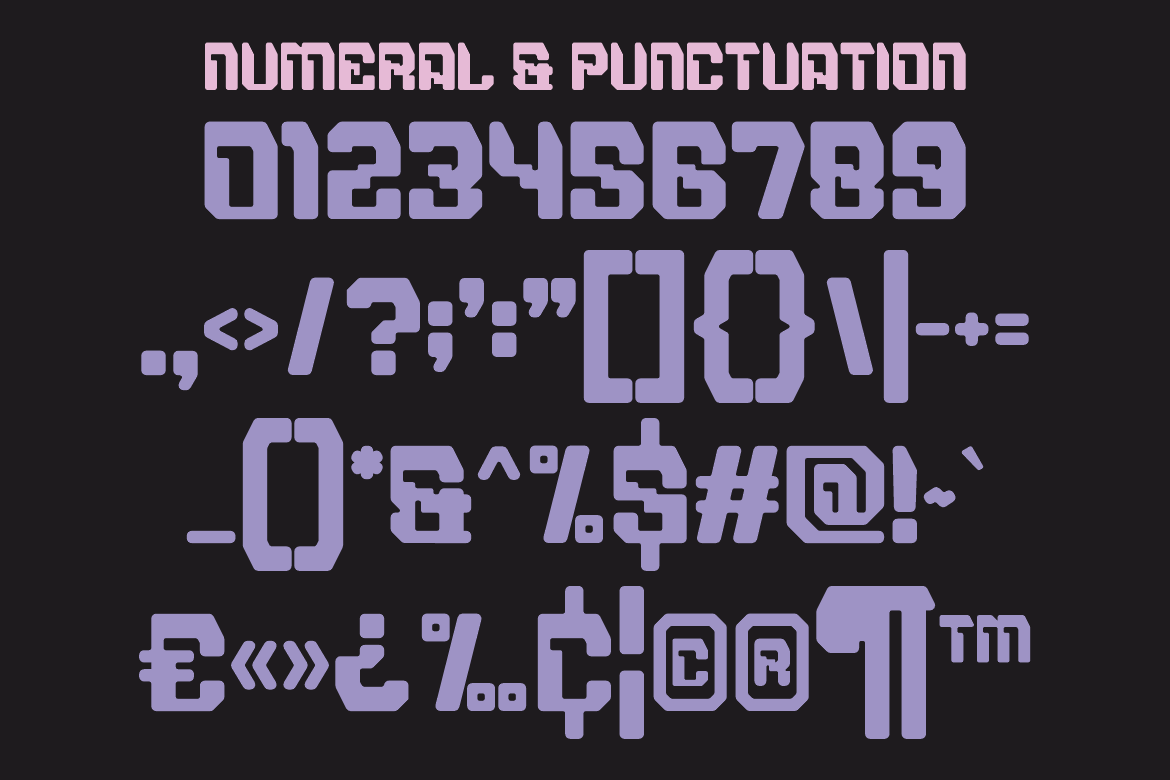 Digital Moneter Font - photo 4