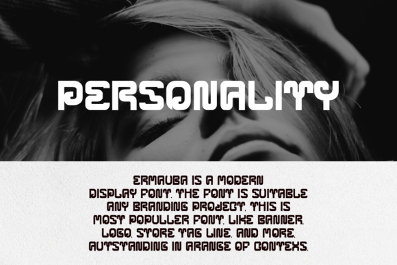 Ermauba Font PNG with transparent background - Preview 4