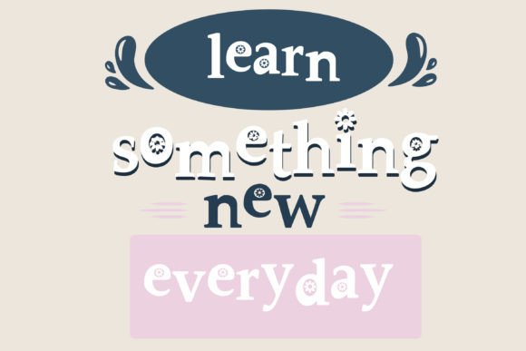 Felicidad Floral Font - Preview 2