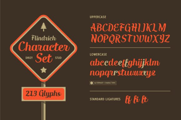 Flindrich Font - Preview 2