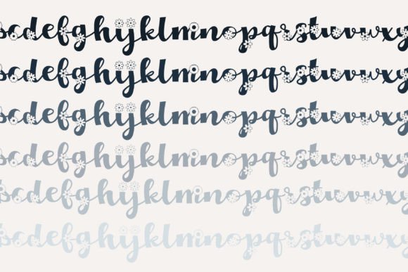 Flower over Font - Preview 1