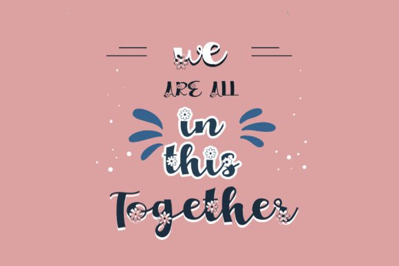 Flower over Font - Preview 4