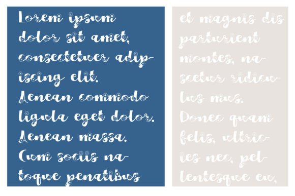 Flower over Font - Preview 6