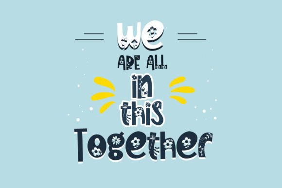 Flowerful Font - Preview 4