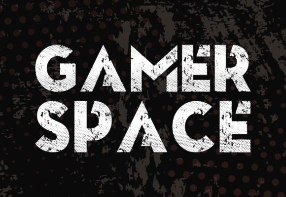 Gamer Space Font PNG with transparent background - Preview 1