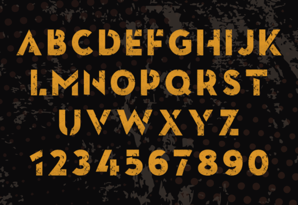 Gamer Space Font PNG with transparent background - Preview 2