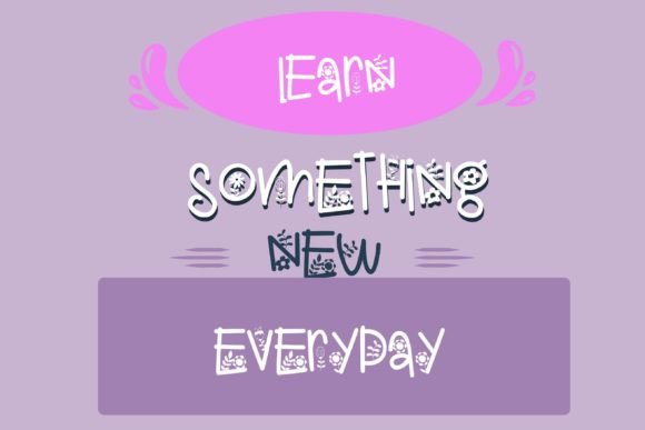 Gidber-garden Font PNG with transparent background - Preview 1