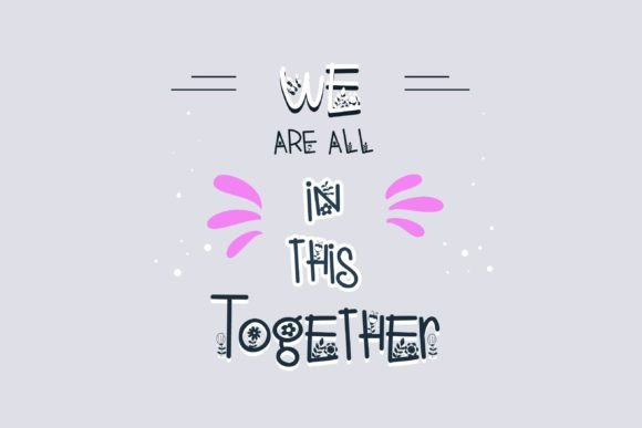 Gidber-garden Font PNG with transparent background - Preview 3