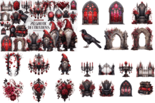 Gothic Clipart Png Mega Bundle Graphic by Markicha Art · Creative Fabrica