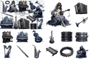 Gothic Clipart Png Mega Bundle Graphic by Markicha Art · Creative Fabrica