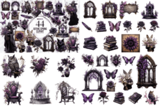 Gothic Clipart Png Mega Bundle Graphic by Markicha Art · Creative Fabrica