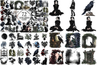 Gothic Clipart Png Mega Bundle Graphic by Markicha Art · Creative Fabrica