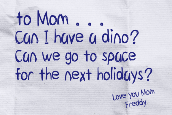 Hand Pen Scribble Font - Preview 1