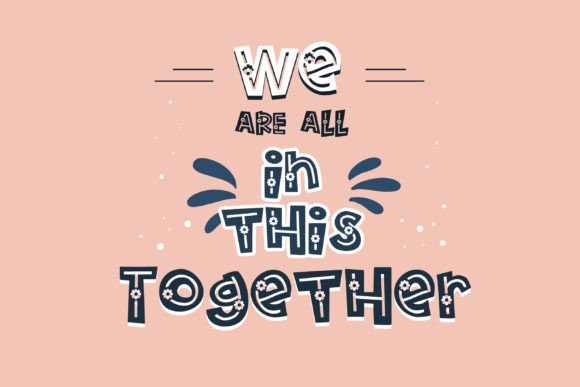 Hollyhock Hatch Font PNG with transparent background - Preview 1