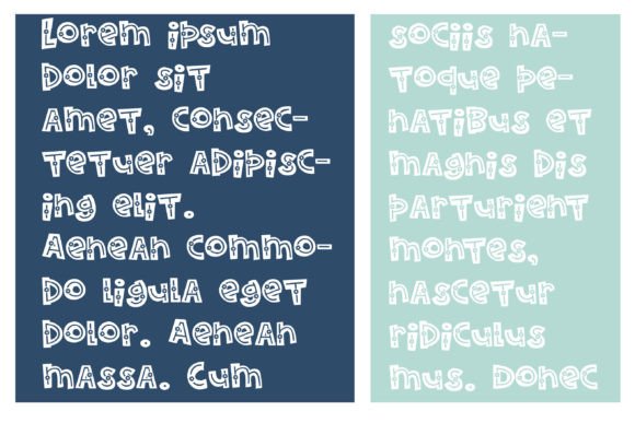 Hollyhock Hatch Font PNG with transparent background - Preview 3