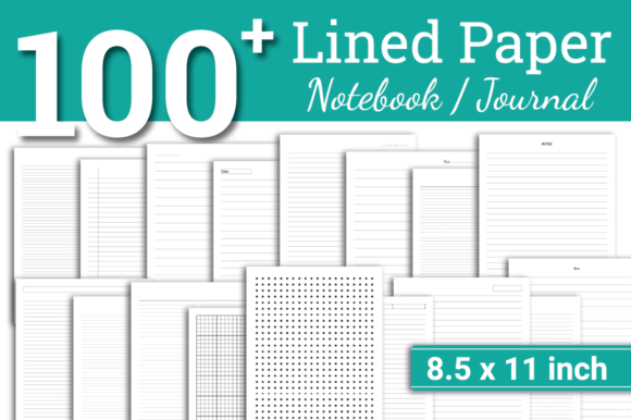 Lined Paper Bundle | Journal | Notebook