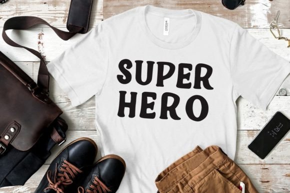 Mom Hero Font PNG with transparent background - Preview 1