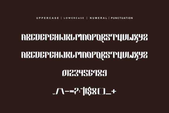Qaenrevy Font PNG with transparent background - Preview 4