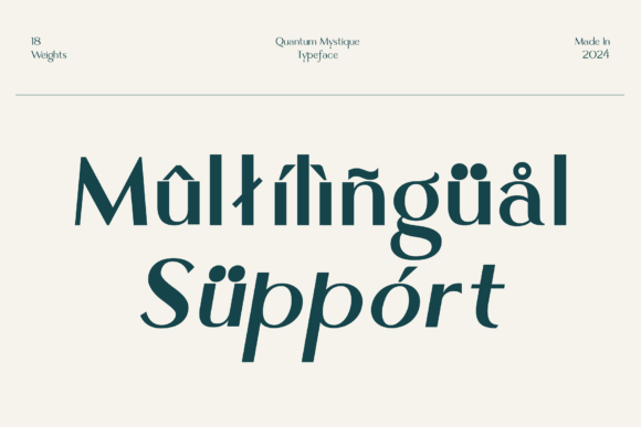 Quantum Mystique Font PNG with transparent background - Preview 3