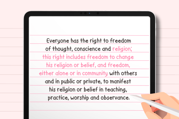 Quick Note Font PNG with transparent background - Preview 1