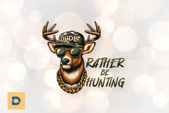 Rather Be Hunting Deer Hunting PNG Graphic Print Templates By DaFlowerChild