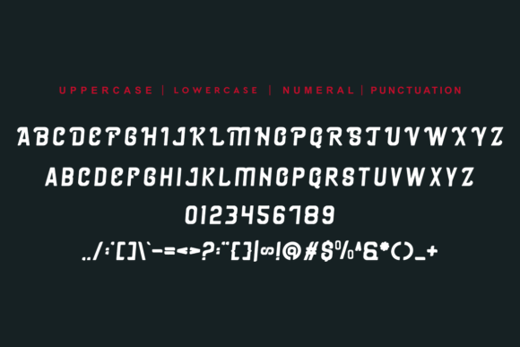 Retro Dozraxo Font PNG with transparent background - Preview 5