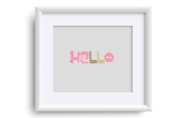 Sew Motherly Font PNG with transparent background - Preview 3