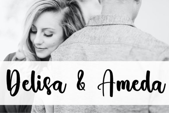 Silky Font PNG with transparent background - Preview 2