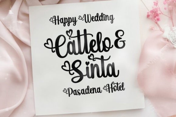 Astelia Honey Font PNG with transparent background - Preview 3