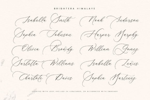 Brightera Himalaye Font - Preview 4