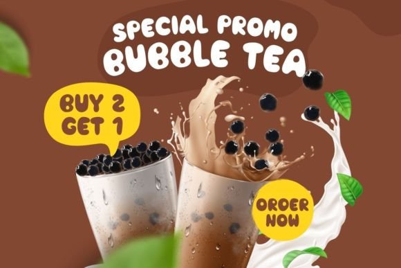 Bubble Tea Font - Preview 5
