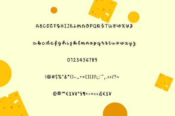 Cheesy Ramen Font - Preview 1