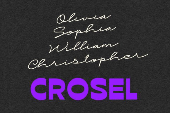 Crosel Font - Preview 4