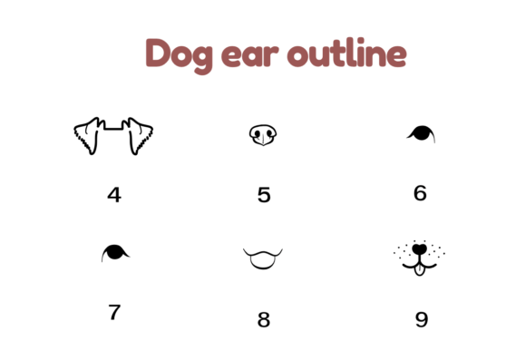 Dog Ear Outline Font - Preview 3