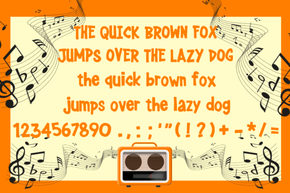 Father Radio Font PNG with transparent background - Preview 3